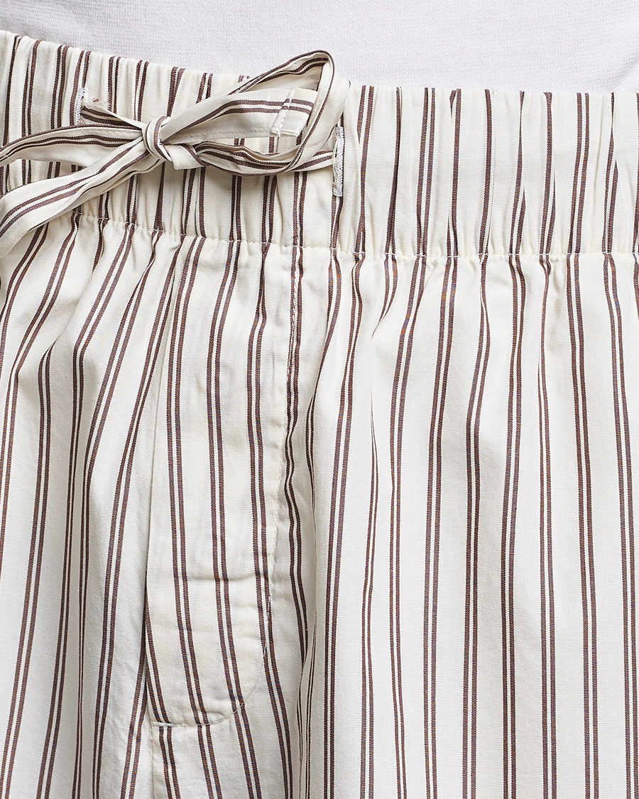 Herre | Pyjamaser og badekåper | Tekla | Poplin Pyjama Shorts Hopper Stripes