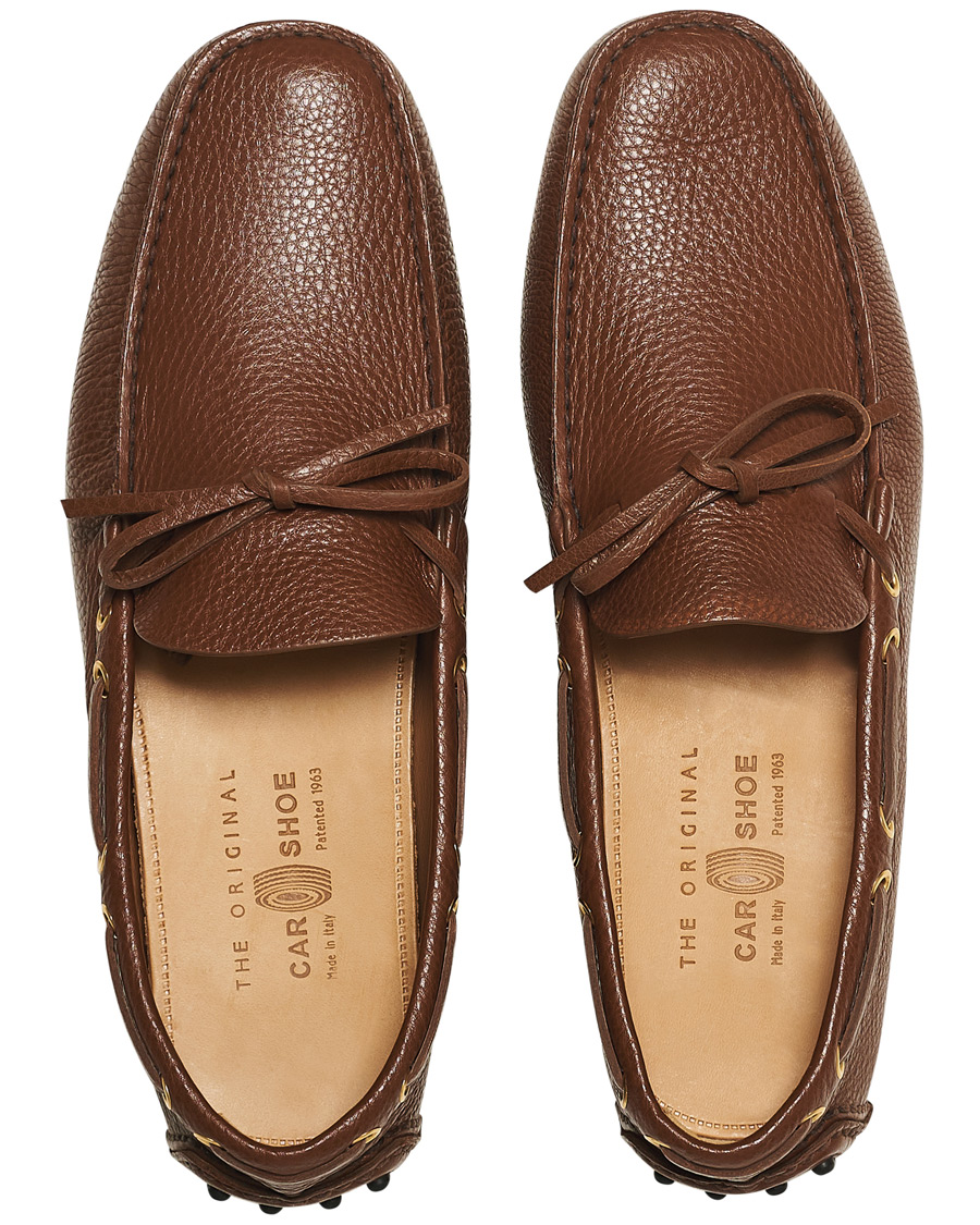 Herre | Car Shoe Driver Moccasin Beige Calf | Car Shoe | Driver Moccasin Beige Calf