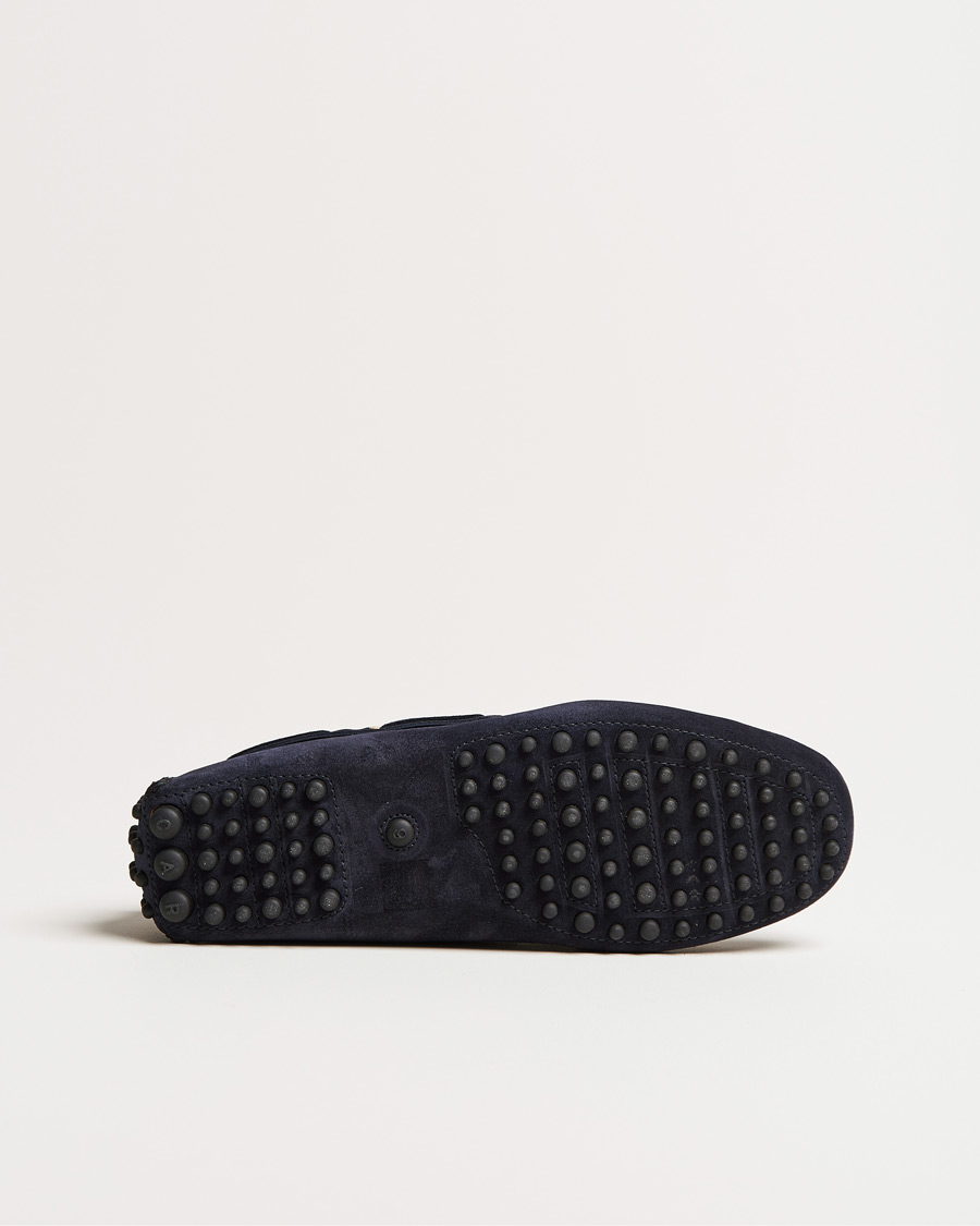 Herre | Car Shoe Driver Penny Moccasin Navy Suede | Car Shoe | Driver Penny Moccasin Navy Suede