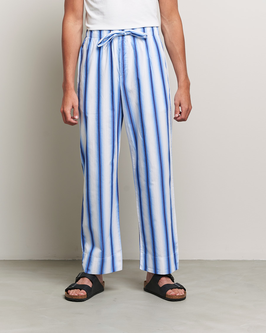 Herre | Tekla | Tekla | Poplin Pyjama Pants Blue Marquee