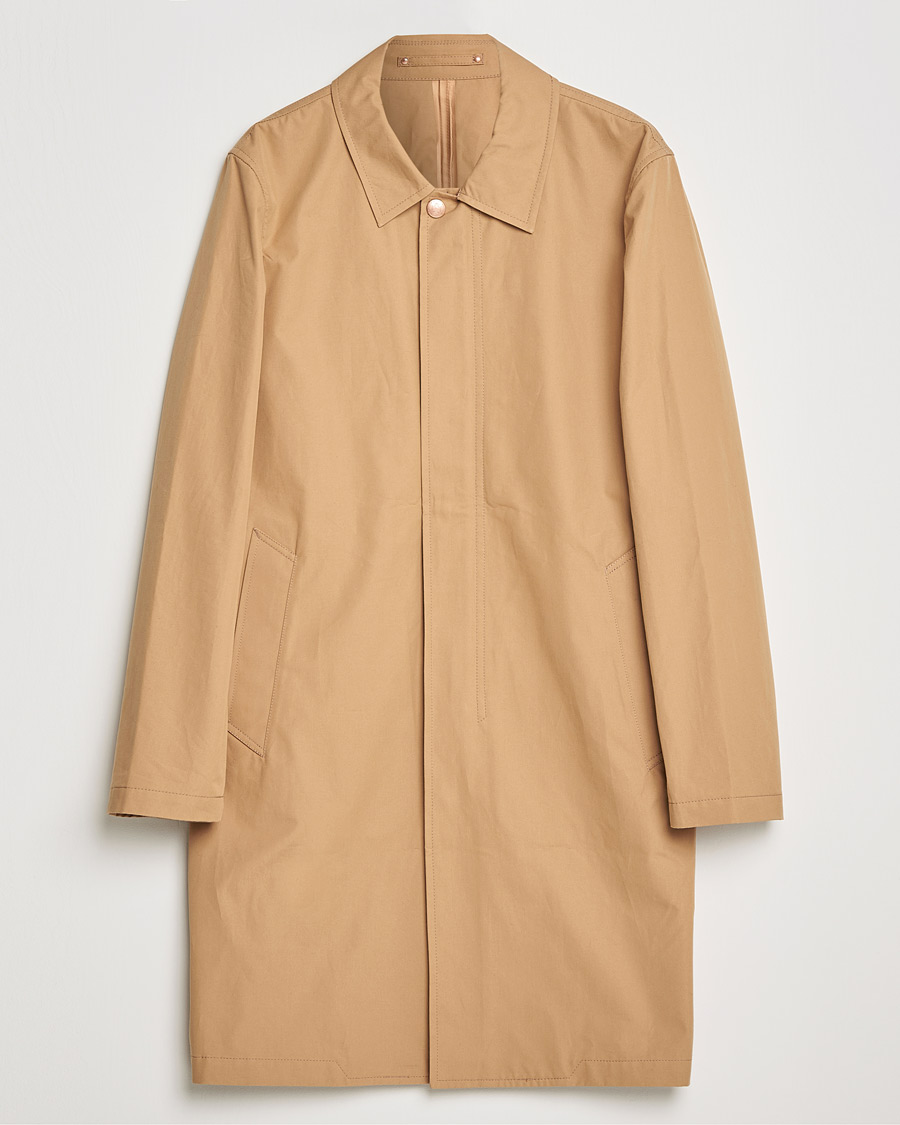 Herre | Jakker | Private White V.C. | Unlined Cotton Ventile Mac Coat 3.0 Warm Sand