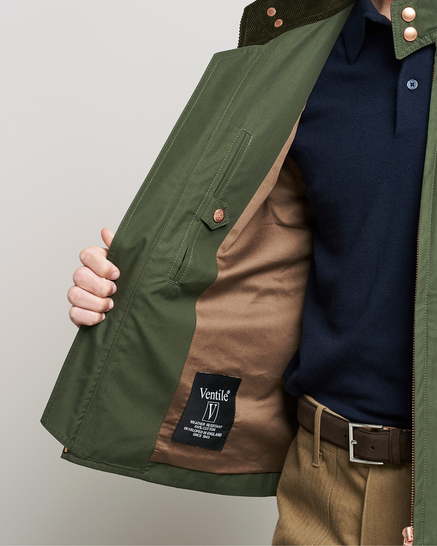 Herre | Jakker | Private White V.C. | Ventile Harrington Jacket 3.0 Olive