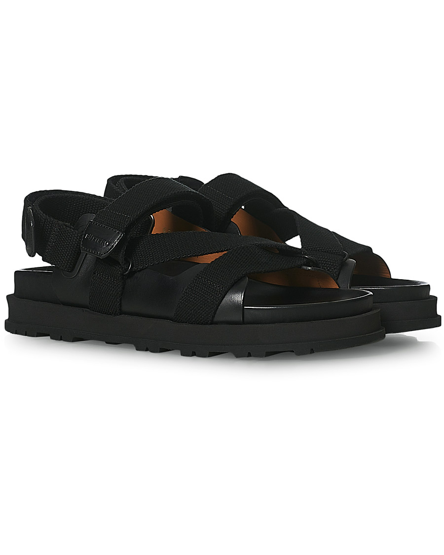Herre | Buttero Pier Leather Sandal Black | Buttero | Pier Leather Sandal Black