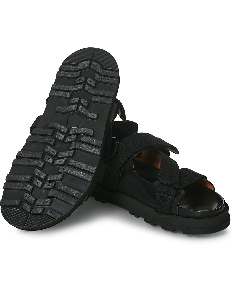 Herre | Buttero Pier Leather Sandal Black | Buttero | Pier Leather Sandal Black