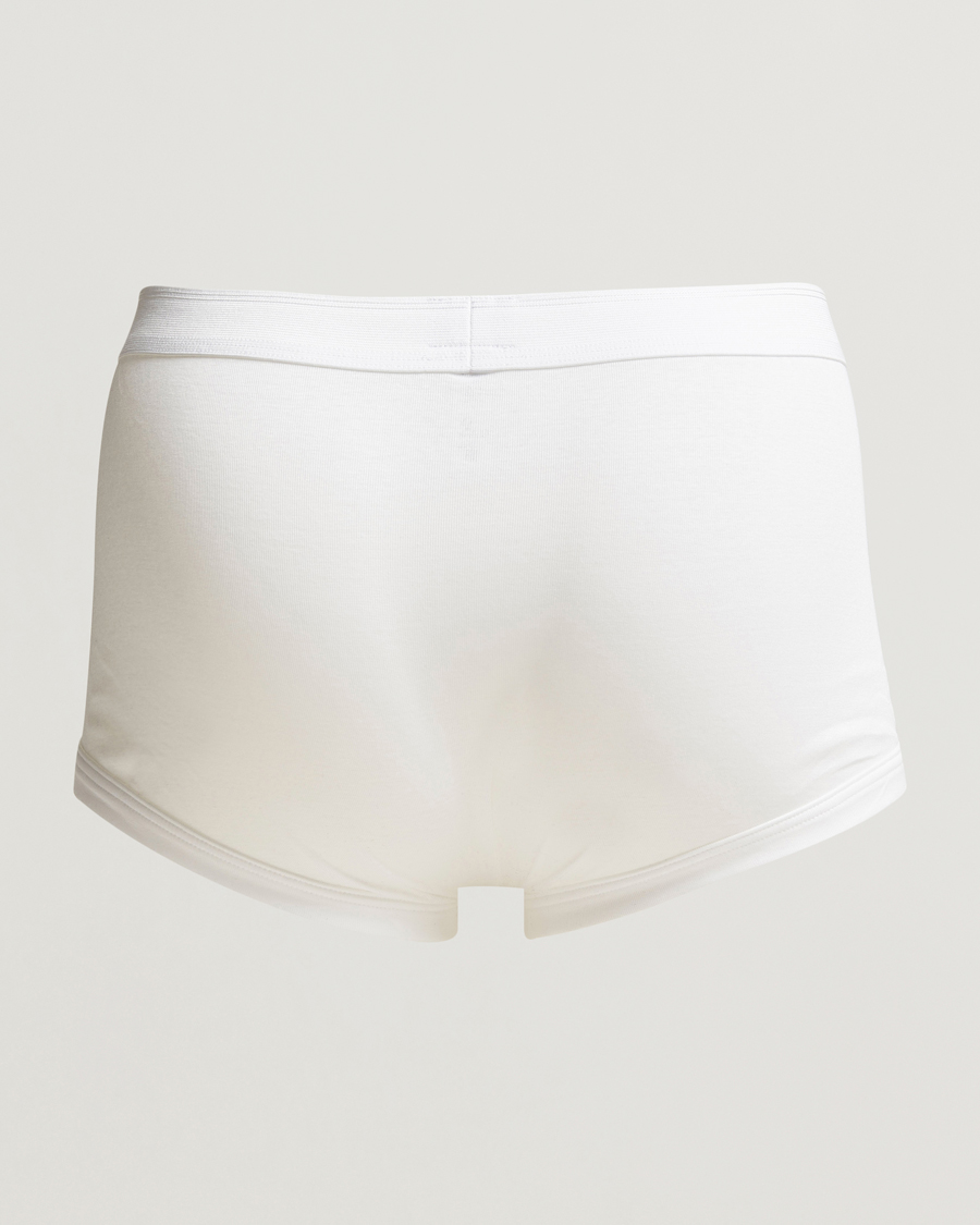 Herre |  | Zimmerli of Switzerland | Mercerized Cotton Boxer Briefs White