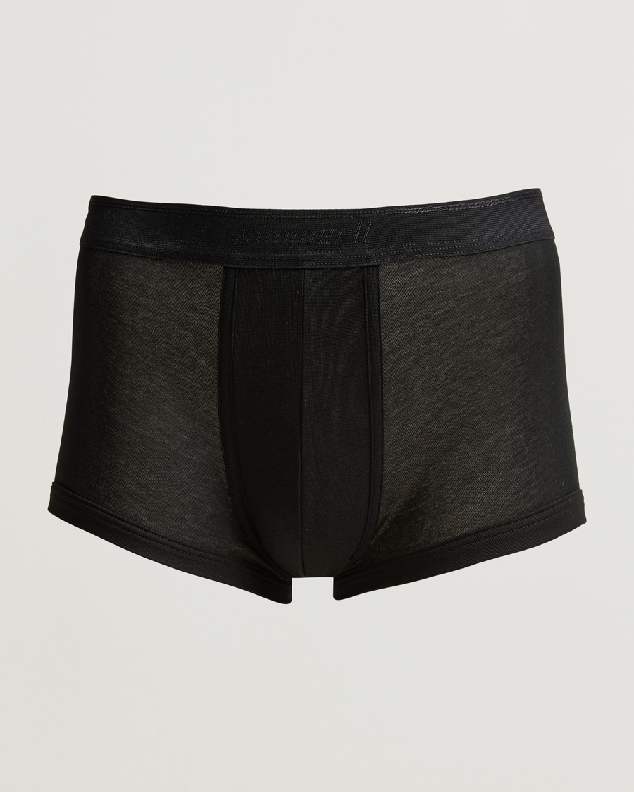 Herre | Undertøy | Zimmerli of Switzerland | Mercerized Cotton Boxer Briefs Black