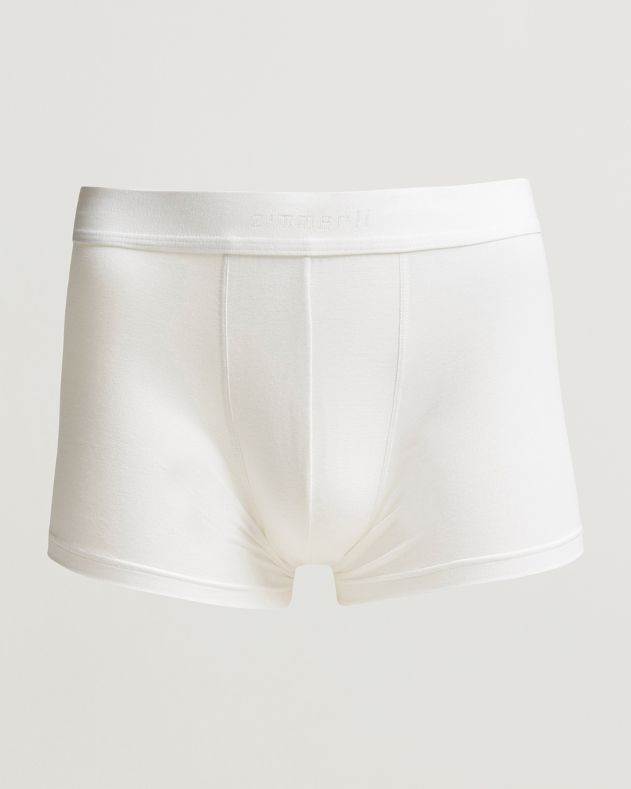 Herre | Undertøy | Zimmerli of Switzerland | Micro Modal Boxer Briefs White