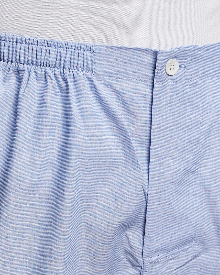 Herre | Pyjamaser og badekåper | Zimmerli of Switzerland | Mercerized Cotton Pyjamas Light Blue