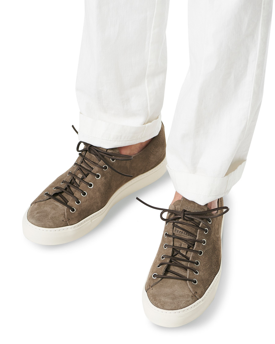 Herre | Buttero Suede Sneaker Taupe | Buttero | Suede Sneaker Taupe