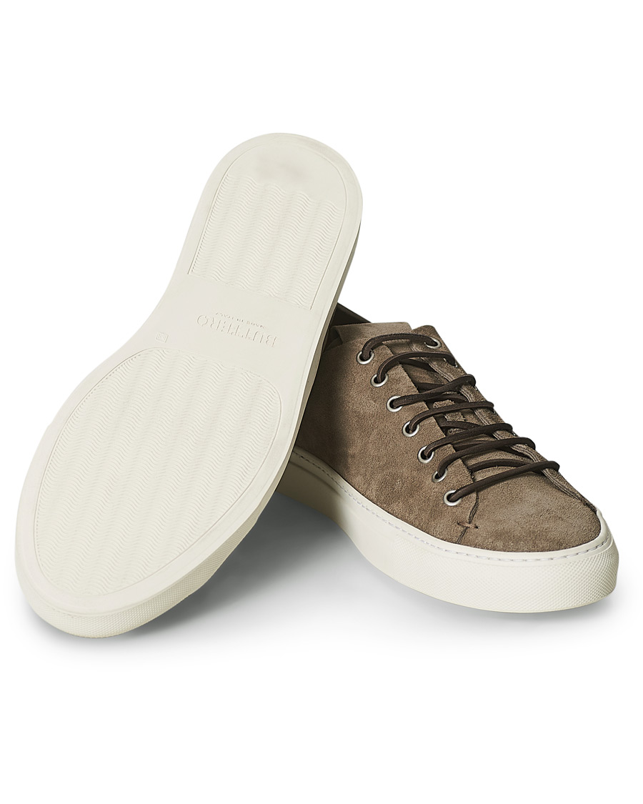 Herre | Buttero Suede Sneaker Taupe | Buttero | Suede Sneaker Taupe