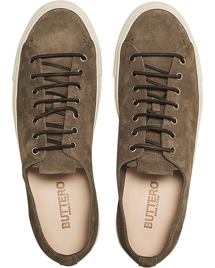 Herre | Buttero Suede Sneaker Taupe | Buttero | Suede Sneaker Taupe