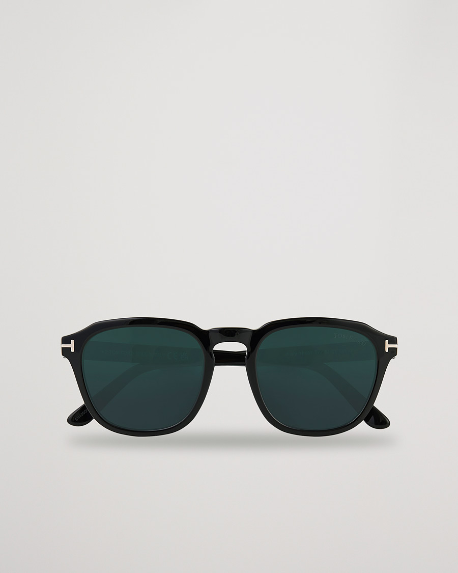 Herre |  | Tom Ford | Avery Sunglasses Shiny Black/Blue
