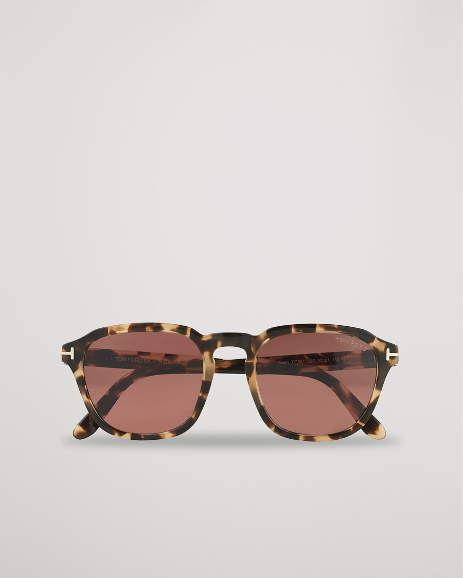 Herre | Solbriller | Tom Ford | Avery Sunglasses Havana/Bordeaux