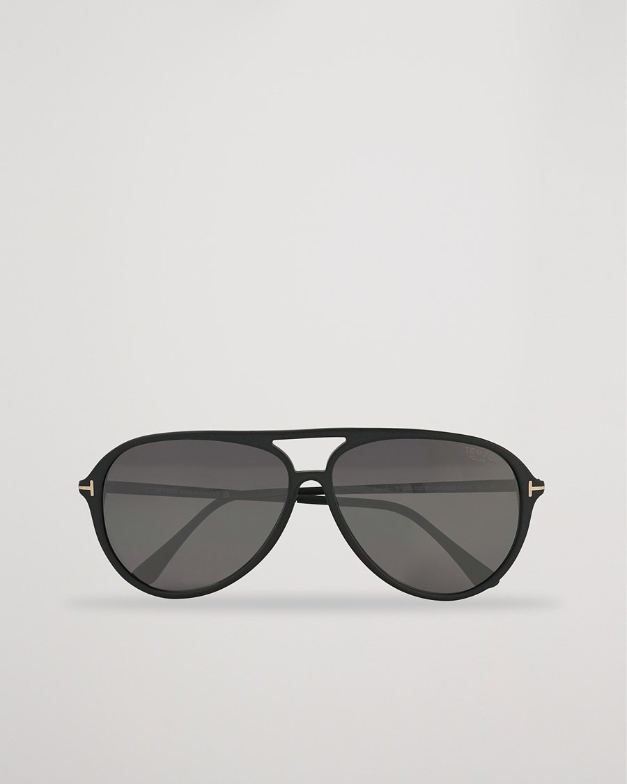 Herre | Solbriller | Tom Ford | Samson Polarized Sunglasses Matte Black/Smoke