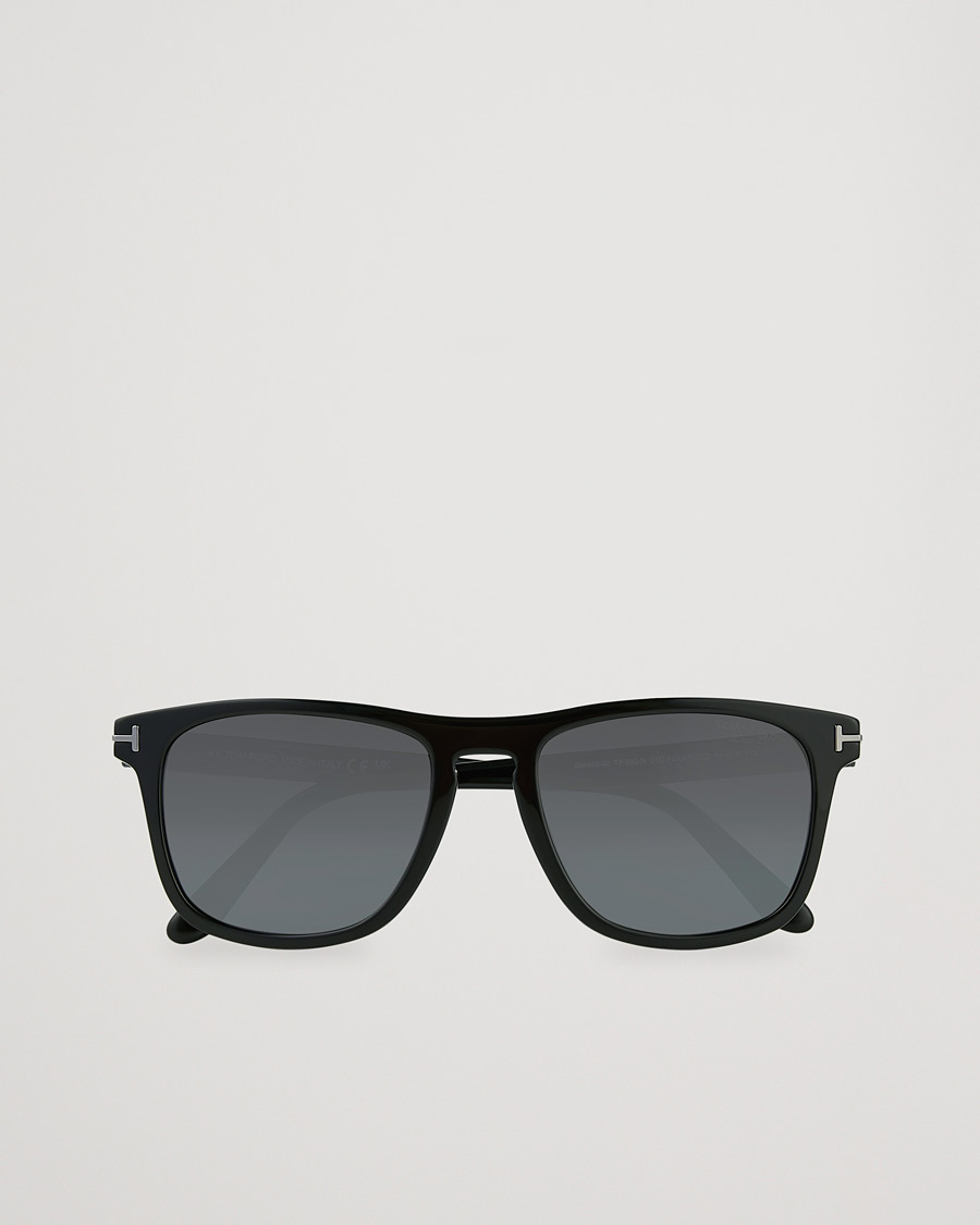 Herre |  | Tom Ford | Gerard Polarized Sunglasses Shiny Black/Smoke