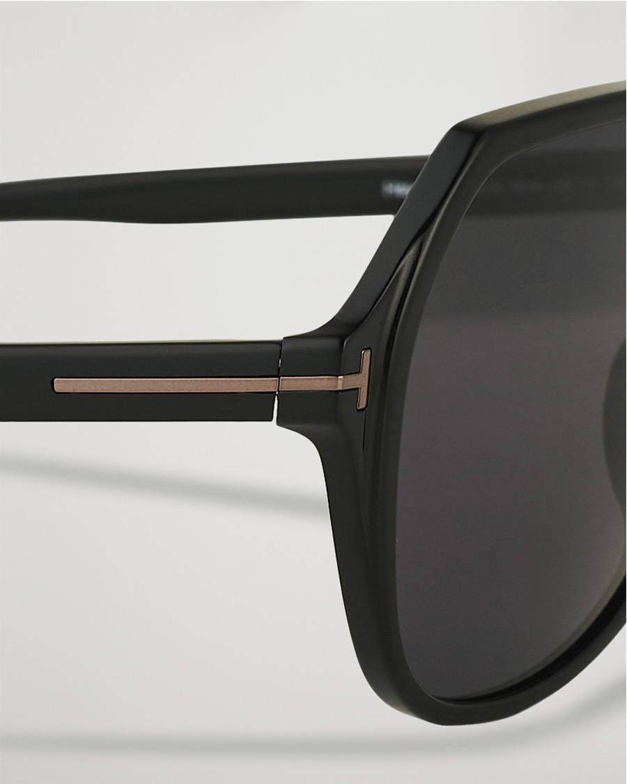 Herre | Tom Ford Hayes Sunglasses Shiny Black/Smoke | Tom Ford | Hayes Sunglasses Shiny Black/Smoke