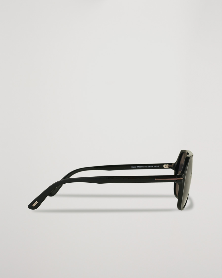 Herre | Tom Ford Hayes Sunglasses Shiny Black/Smoke | Tom Ford | Hayes Sunglasses Shiny Black/Smoke
