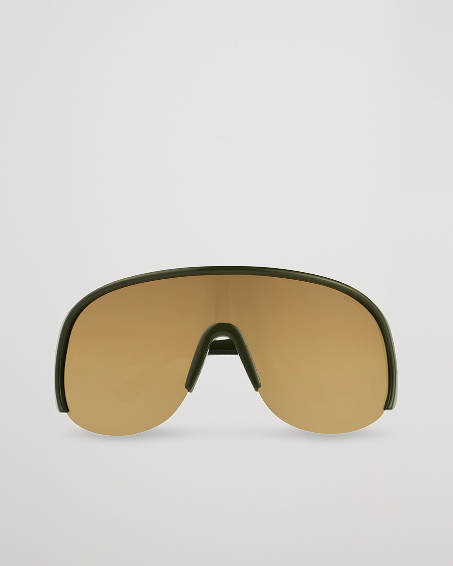 Herre |  | Moncler Lunettes | Phantom Sunglasses Shiny Dark Green/Brown