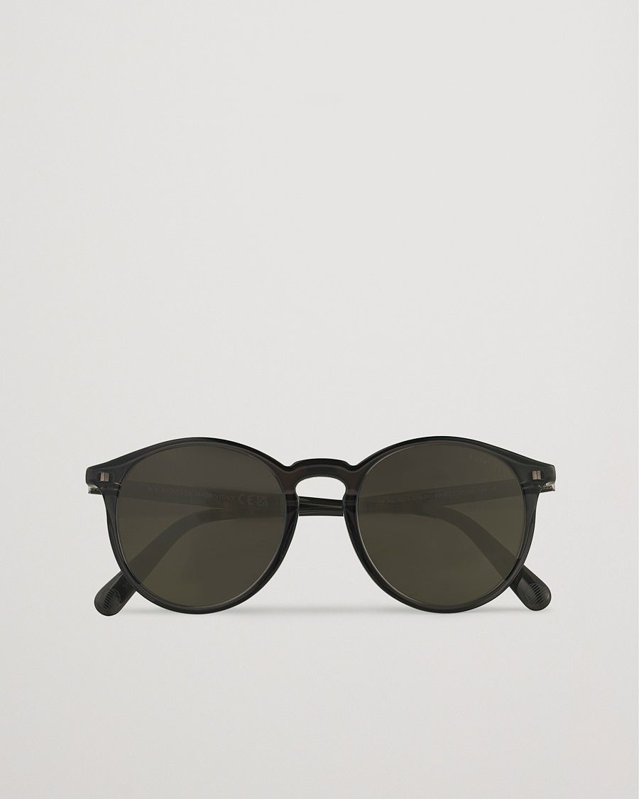 Herre | Solbriller | Moncler Lunettes | Violle Polarized Sunglasses Shiny Black/Smoke