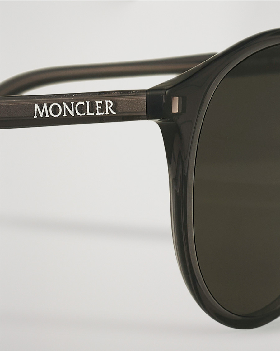 Herre | Solbriller | Moncler Lunettes | Violle Polarized Sunglasses Shiny Black/Smoke