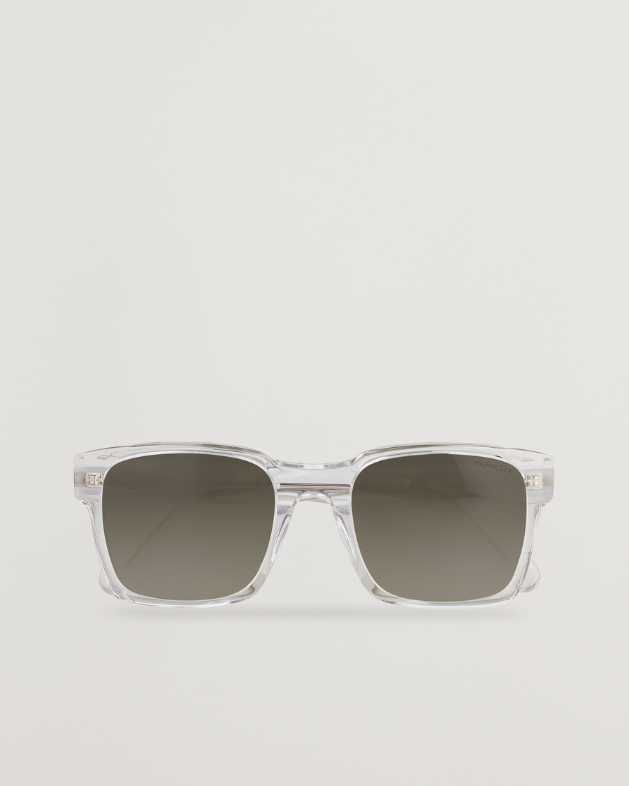 Herre |  | Moncler Lunettes | Arcsecond Sunglasses Crystal/Green Mirror