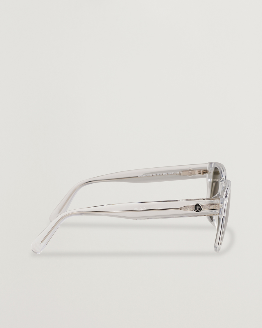 Herre | Moncler Lunettes Arcsecond Sunglasses Crystal/Green Mirror | Moncler Lunettes | Arcsecond Sunglasses Crystal/Green Mirror