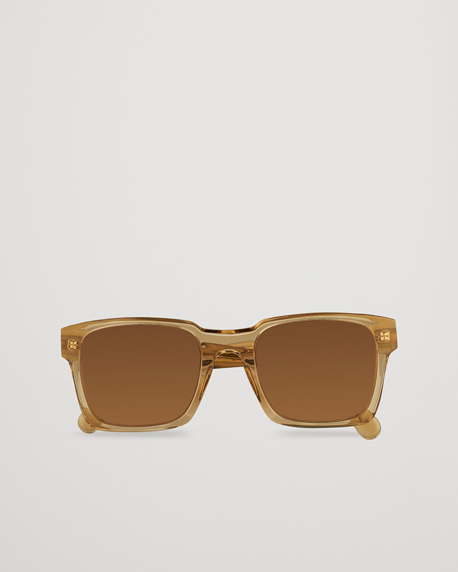 Herre | Moncler Lunettes Arcsecond Sunglasses Shiny Beige/Brown | Moncler Lunettes | Arcsecond Sunglasses Shiny Beige/Brown