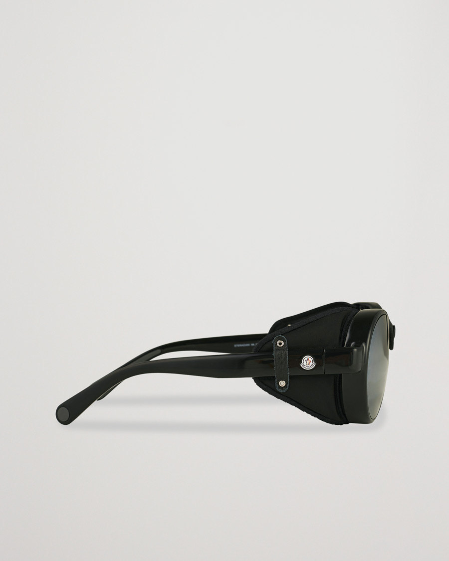Herre | Solbriller | Moncler Lunettes | Steradian Sunglasses Black