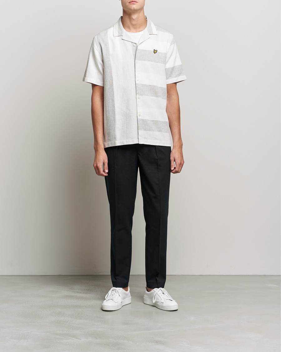 Herre | Skjorter | Lyle & Scott | Artisinal Resort Short Sleeve Shirt Off White
