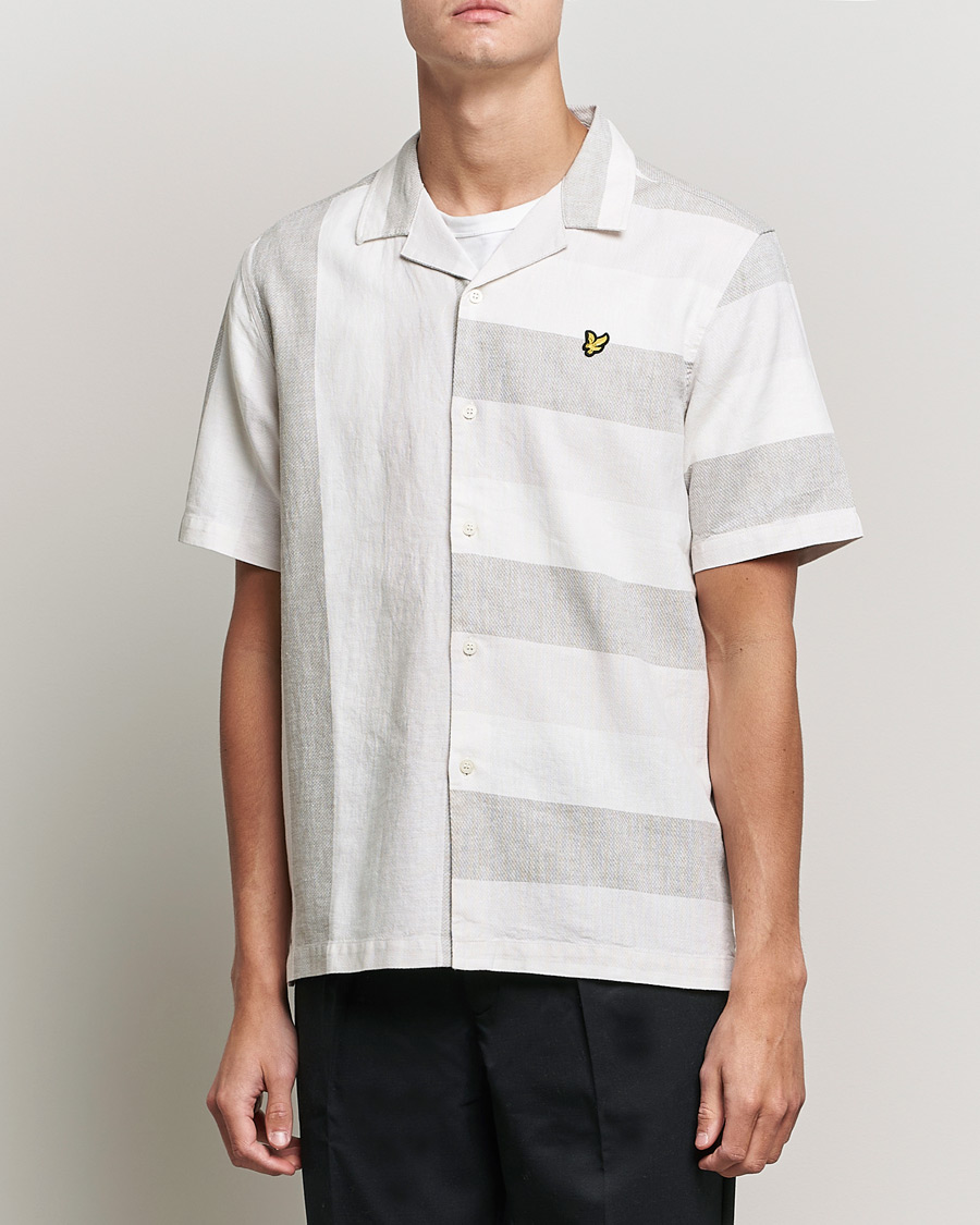 Herre | Skjorter | Lyle & Scott | Artisinal Resort Short Sleeve Shirt Off White