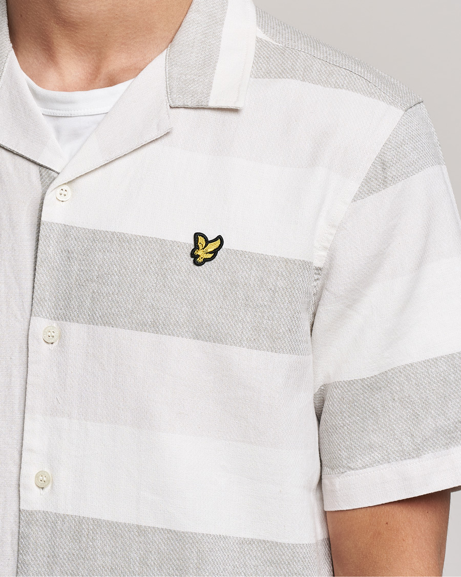 Herre | Skjorter | Lyle & Scott | Artisinal Resort Short Sleeve Shirt Off White