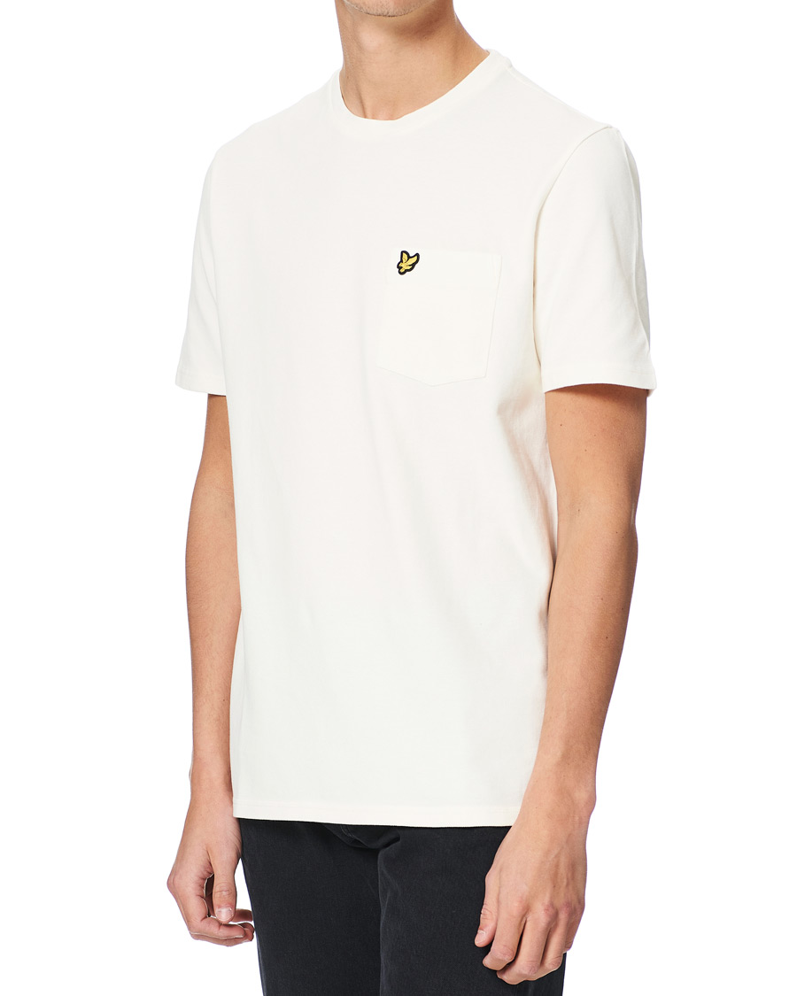 Herre | T-Shirts | Lyle & Scott | Sandwash Pique T-shirt Off White