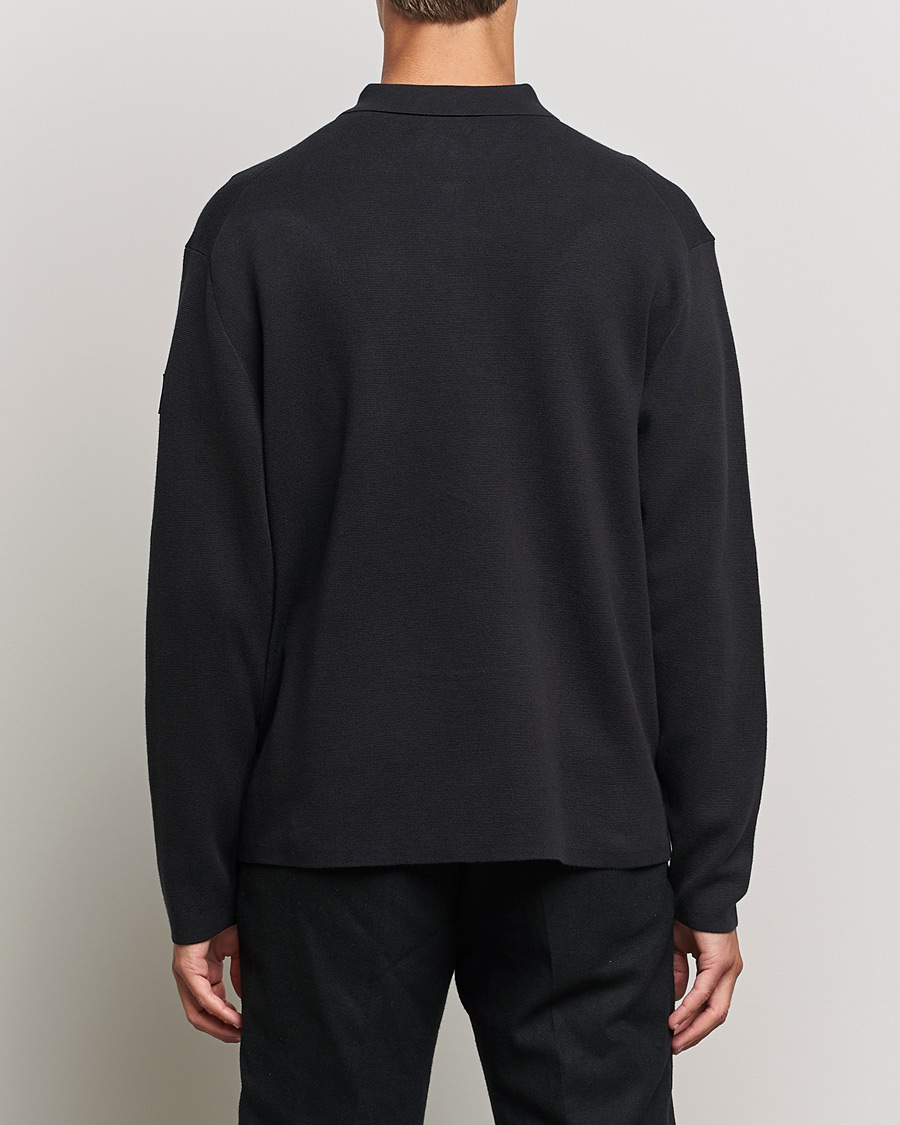 Herre | Gensere | Calvin Klein | Milano Knitted Full Zip Sweater Black
