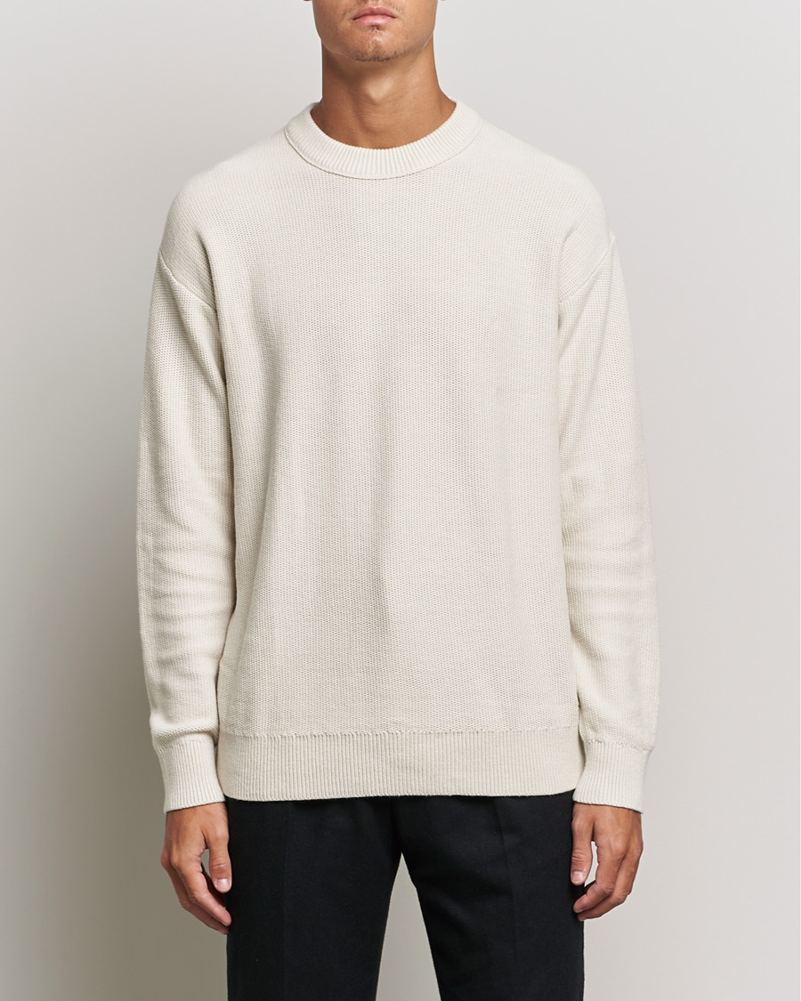 Herre | Gensere | Calvin Klein | Texture Knitted Sweater Stony Beige