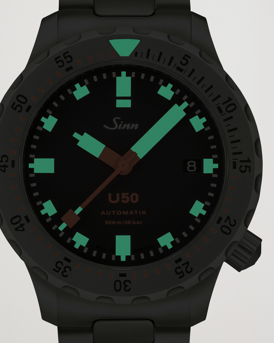 Herre | Sinn U50 Diving Watch 41mm Black Dial | Sinn | U50 Diving Watch 41mm Black Dial