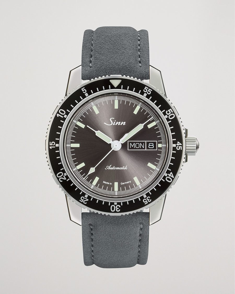 Herre | Sinn | Sinn | 104 I A Pilot Watch 41mm Alcantara Strap Grey