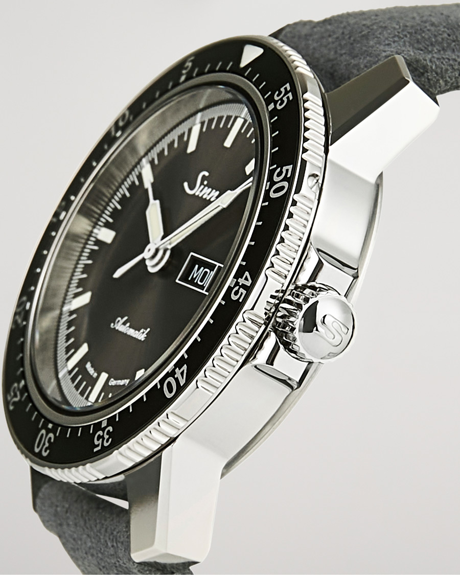 Herre | Sinn 104 I A Pilot Watch 41mm Alcantara Strap Grey | Sinn | 104 I A Pilot Watch 41mm Alcantara Strap Grey