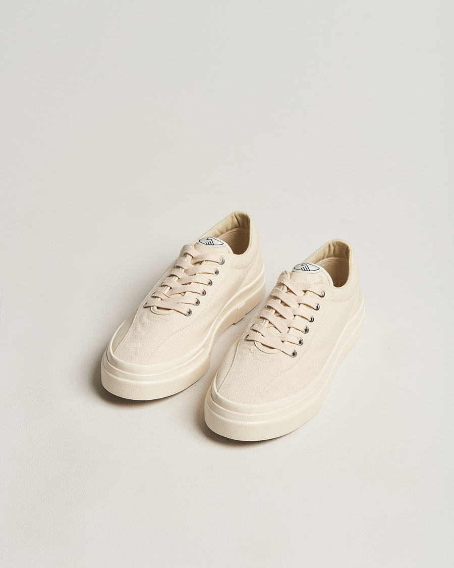 Herre | Avdelinger | Stepney Workers Club | Dellow Canvas Sneaker Ecru Raw