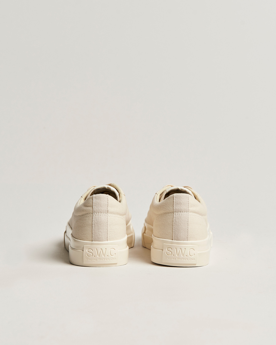 Herre | Sneakers | Stepney Workers Club | Delllow Canvas Sneaker Ecru Raw