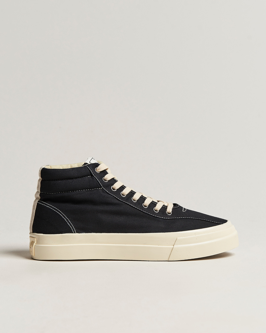 Herre | Stepney Workers Club Varden High Top Canvas Sneaker Black | Stepney Workers Club | Varden High Top Canvas Sneaker Black