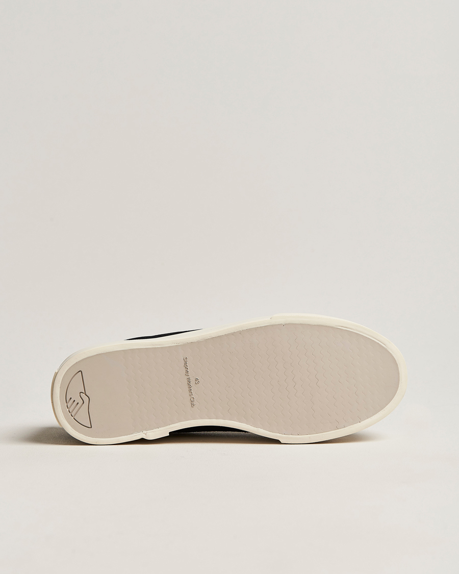 Herre | Sneakers | Stepney Workers Club | Dellow Suede Sneaker Black/Ecru