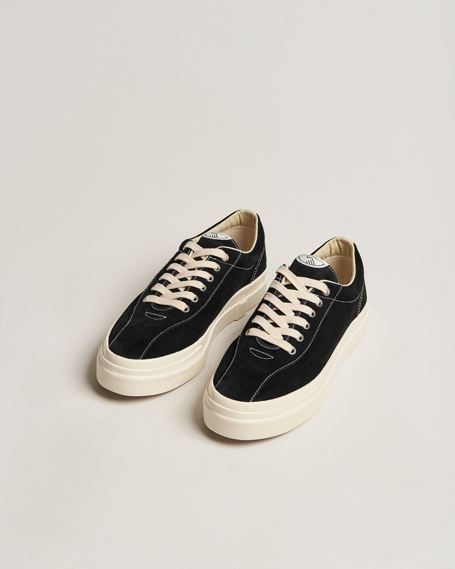 Herre | Stepney Workers Club | Stepney Workers Club | Dellow Suede Sneaker Black/Ecru