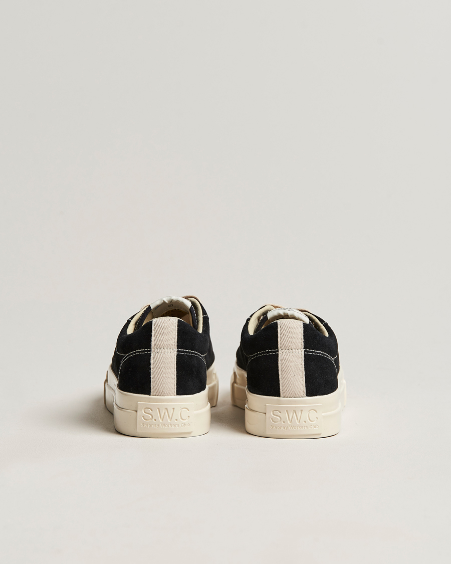 Herre | Sneakers | Stepney Workers Club | Dellow Suede Sneaker Black/Ecru