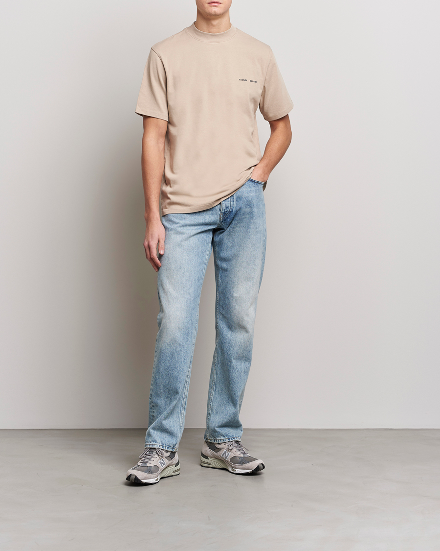 Herre | T-Shirts | Samsøe Samsøe | Norsbro Organic Cotton Tee Pure Cashmere
