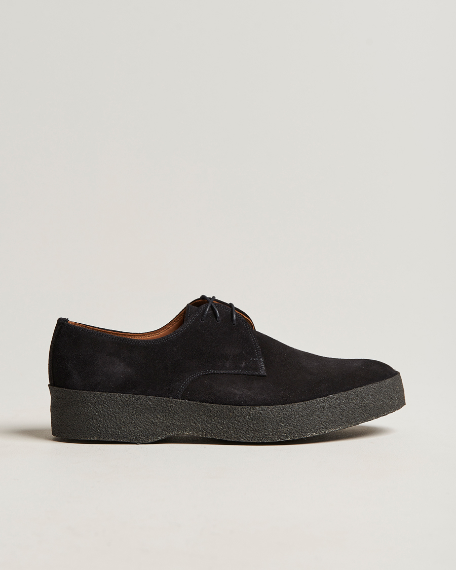 Herre | Derbys | Sanders | Gibson Lo Top Derby Black Suede