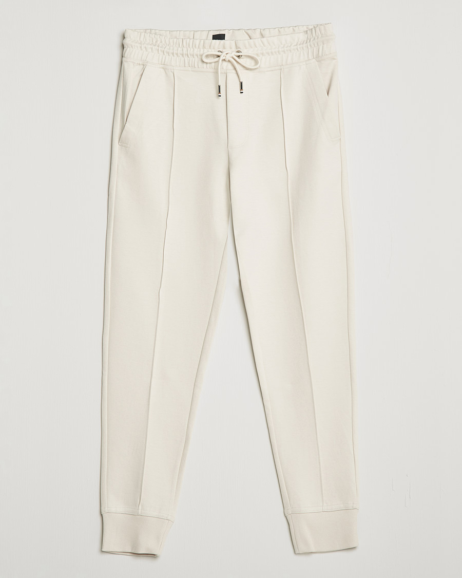 Herre | Bukser | BOSS BLACK | BOSS Tailored Schiller Jersey Trousers Open White