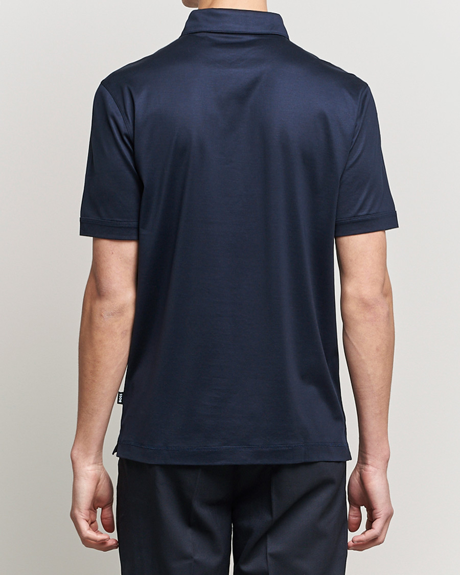 Herre | Pikéer | BOSS BLACK | Press Polo Dark Blue