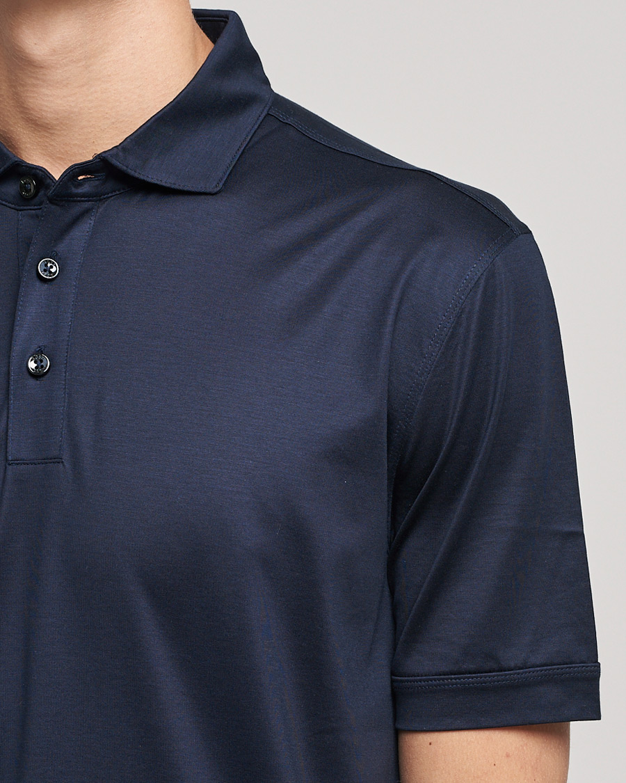 Herre | Pikéer | BOSS BLACK | Press Polo Dark Blue