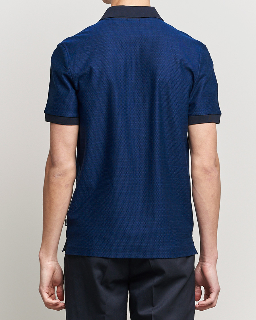 Herre | Pikéer | BOSS BLACK | Polston Half-Zip Polo Dark Blue