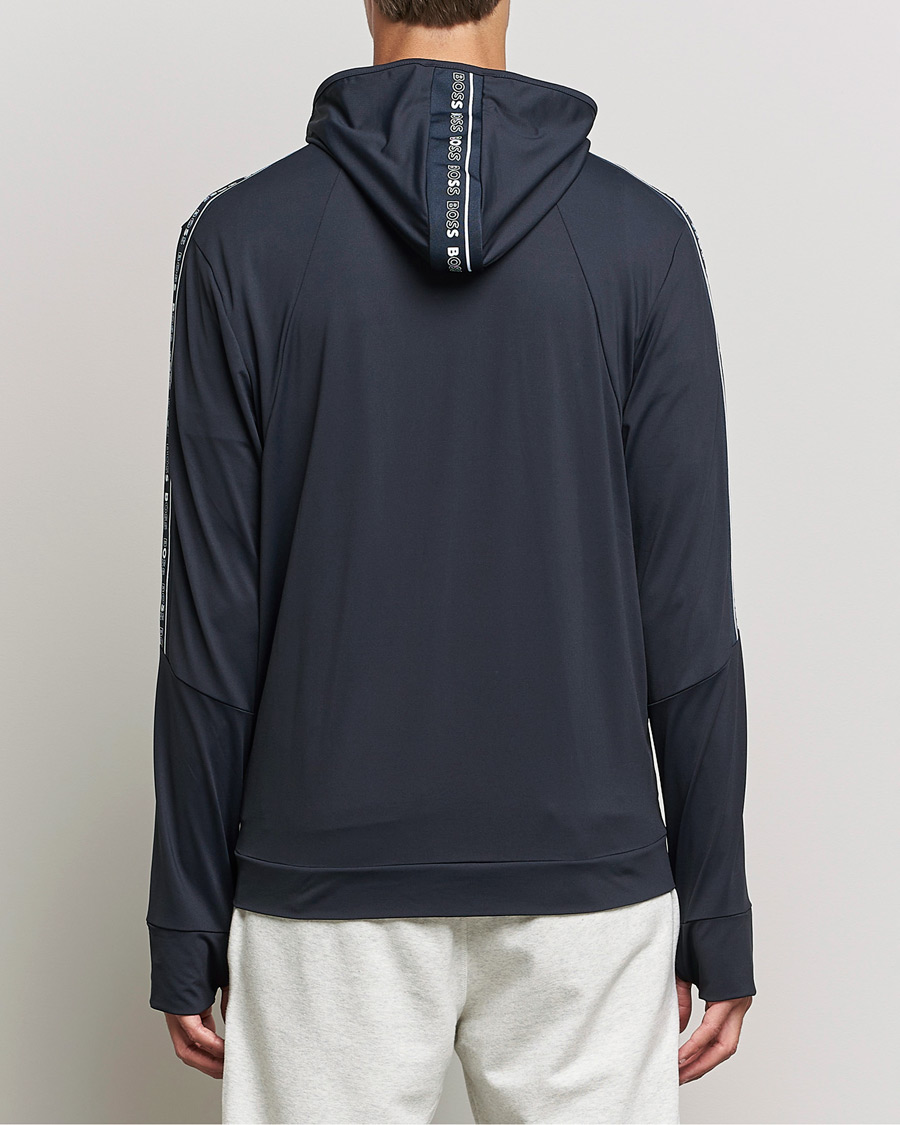 Herre | Gensere | BOSS GREEN | Sicon Gym Full Zip Hoodie Dark Blue